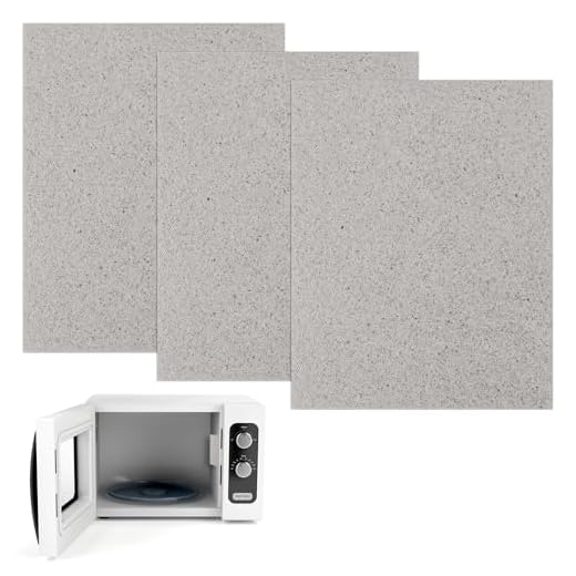 3 discos de mica para microondas, hoja de mica de 15 x 12 cm, cubierta de guía de ondas, hojas universales para microondas, accesorios de reparación