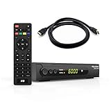 sky receiver kaufen satellit EINFACHE BEDIENUNG: Nach dem Start hilft Ihnen der Installationsassistent bei der Einrichtung des Gerätes. Dank des übersichtlichen Menüs, lässt sich der DVB C HD Receiver daraufhin ganz einfach bedienen.