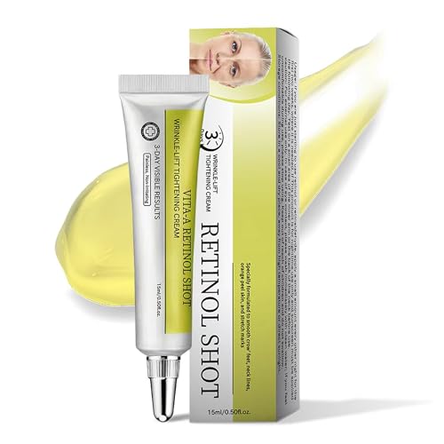 Retinol Tightening Booster Retinal Face Cream for Fine Lines & Wrinkles Firming Moisturizing & Smoothing Skin Care 15ml
