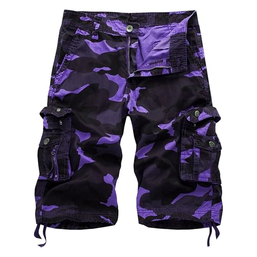 Shorts cargo para hombre Maiyifu-GJ camuflaje casual miniatura 1
