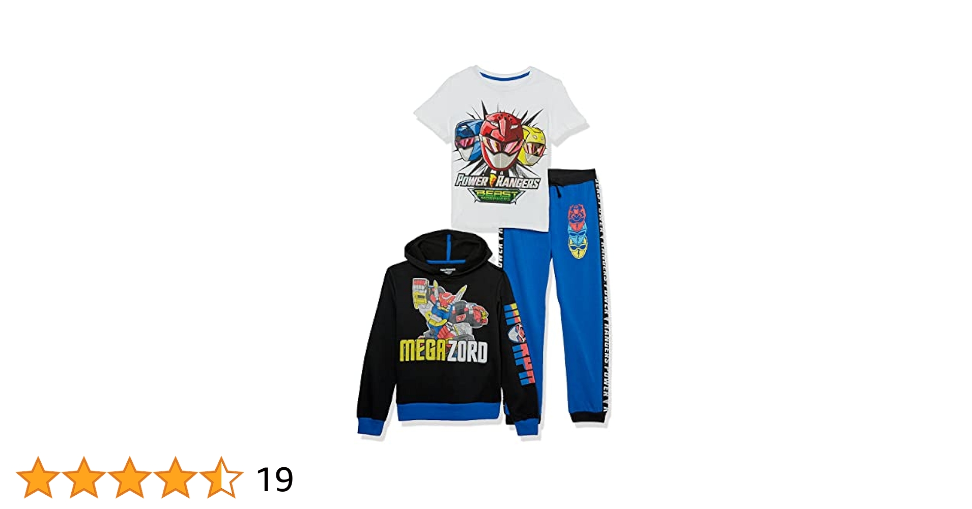 Amazon.com: Power Rangers Boys Graphic Hoodie, T-Shirt