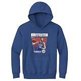 500 LEVEL Isaiah Hartenstein Oklahoma City Thunder Youth Hoodie Sweatshirt - Isaiah Hartenstein Oklahoma City Thunder Premiere WHT (Heather Royal, Large)