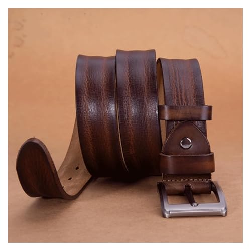 Mens Belts,Retro Belt Men Cowhide Classic Mens Belt With Alloy Buckle Trim To Fit For Dress Pants Jeans Belts3