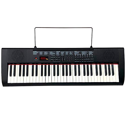 Teclado Musical Queen´s 61 teclas Semi Profissional Max