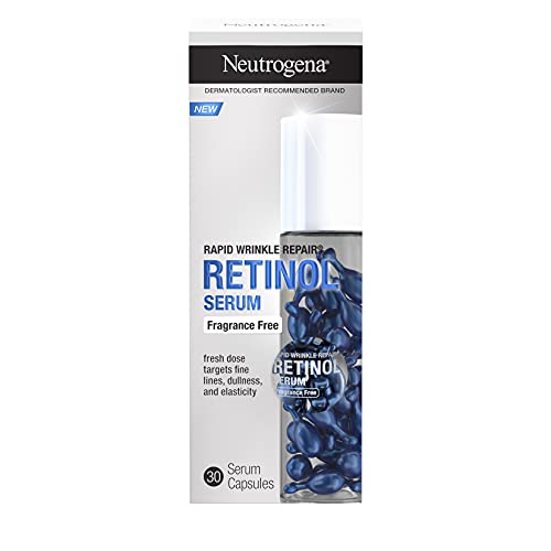 Neutrogena 00070501194195 Rapid Wrinkle Repair Retinol Face Serum Capsules, Fragrance-Free Daily Facial With That Fights Fine Lines, Wrinkles, Dullness, Alcohol-Free & Non-Greasy thumb #9