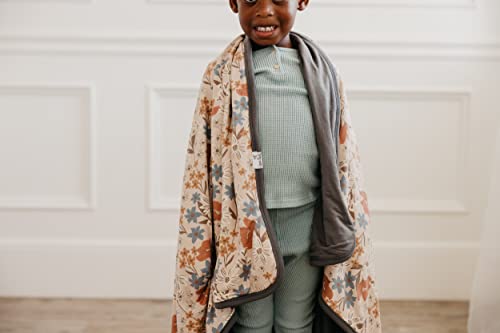 Image of Copper Pearl Jumbo 3-Layer Baby Blanket: Soft Baby Quilts for Boys and Girls | Breathable, Cozy, Toddler Blanket | Baby Quilt for Newborns | 46x46 Premium Polyester /Rayon | Eden