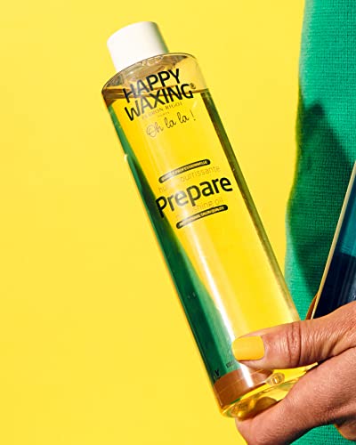 Happy Waxing - Prepare Nourishing Oil - Used For Pre And Post Waxing Rituals - For A Nourished And Moisturized Skin - Soft Jasmin Scent - 8.45 Oz - 250 Ml #TOP2