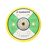 Sourcingmap - Almohadillas de lijado de 6 pulgadas con gancho y bucle con...