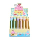Joucien 6pc-0.5mm Soft Silicone Cupcake Neutralizer Pen for Elementary and Middle Schools-Blue