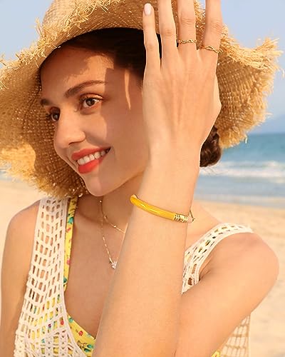 CLASSYZINT Adjustable Bracelet for Women, 14K Gold Plated Multi Layered Bangle Bracelet for Women | Gold Open Cuff Bracelet | Adjustable Wide Cuff Bracelet | Gold Chain Bracelet | Gold Link Bracelet4