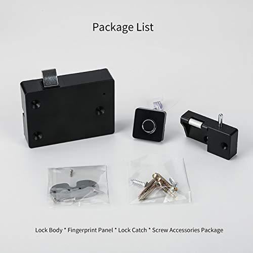 Ajcoflt Bloqueio de impressão digital inteligente Desbloqueio rápido Prevenção de roubo recarregável