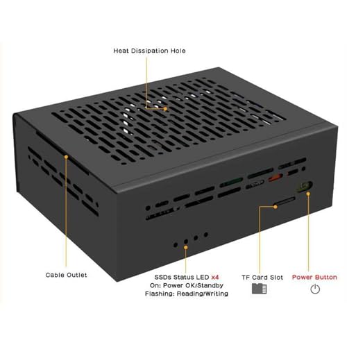 Placa de expansión de disco sólido NVMe de 4 puertos PCIe X1011 para SSD M.2 3