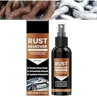 Rust Remover Spray for Metal, 2025 Upgrade Rust Remover for Metal, Multipurpose Rust Stain Remover, Heavy Duty Metal Cleaner,Fast Acting Heavy Duty Rust Dissolver for Cars, Tools, Bolts & More(1 Set)