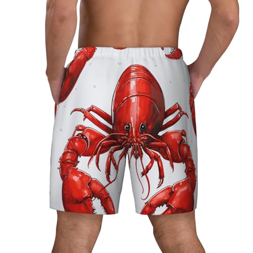 Short de bain homme à séchage rapide cordon réglable