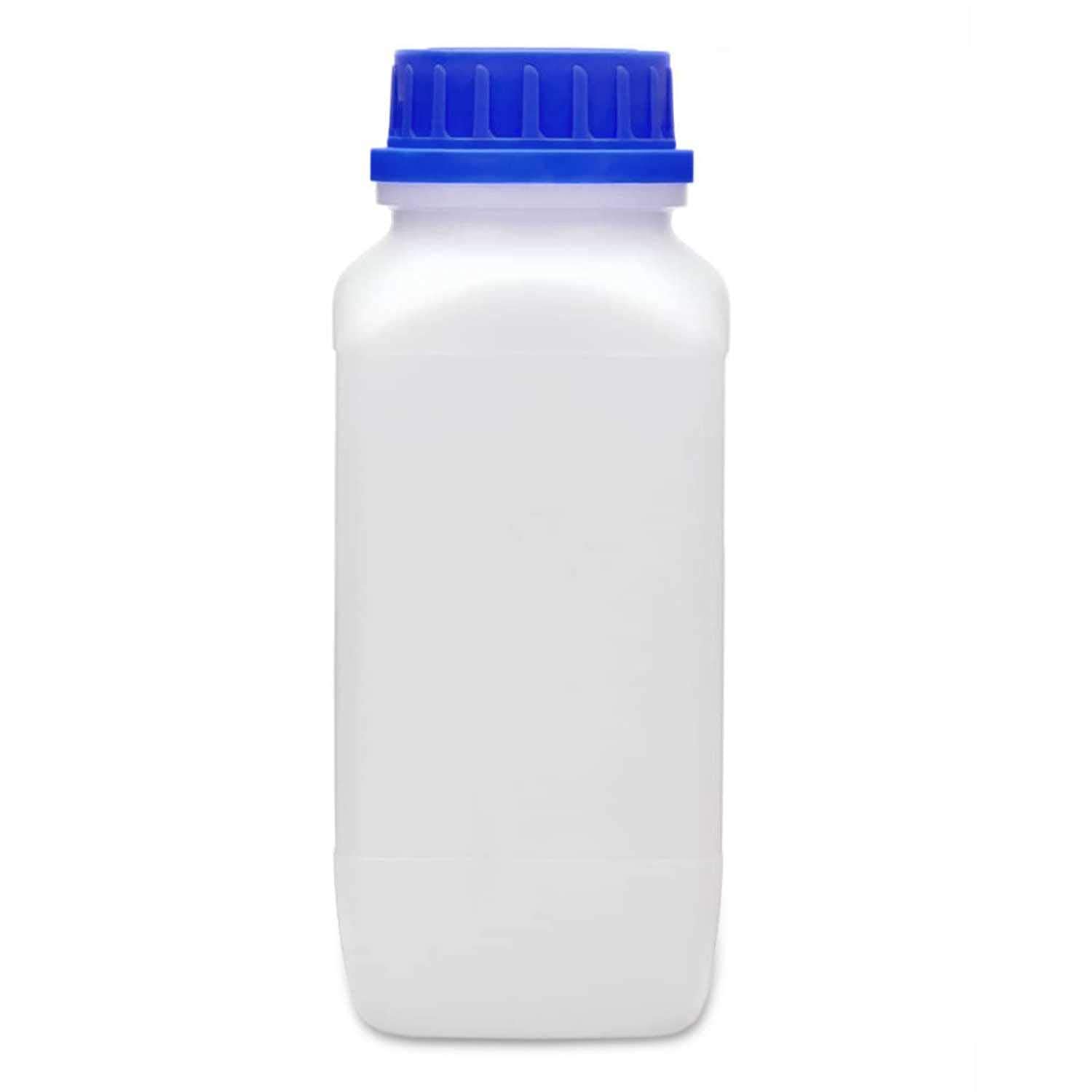 plasteo® 10x 1000 ml Weithalsflasche mit Schraubverschluss | Laborflasche Chemikalienflasche | lebensmittelecht mit Gefahrgutzulassung | absolut dicht spülmaschinengeeignet BPA-frei Plastikflasche