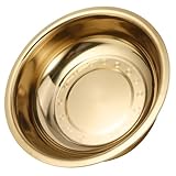 FONDOTIN Metall Feuerkorb Goldfarben Hohe Hitzebeständigkeit Vielseitiger Outdoor Feuerstelle und...