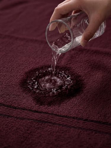 Image of Monte Carlo Essential 100% Cotton Bath Towel | 400 GSM Lightweight & Quick Dry | Soft Absorbent Large Towel 75x150 cm | Skin Friendly Daily Use Bathroom Towel for Men & Women (Jasper) | Sassafras