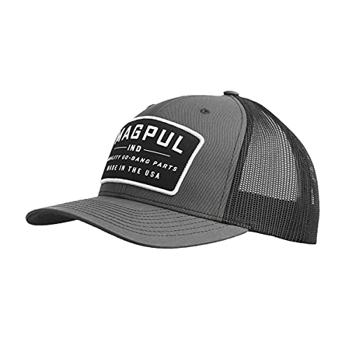 Magpul Trucker Hat Snap Back Baseball Cap, One Size Fits Most, Go Bang Charcoal/Black - Thumbnail 2