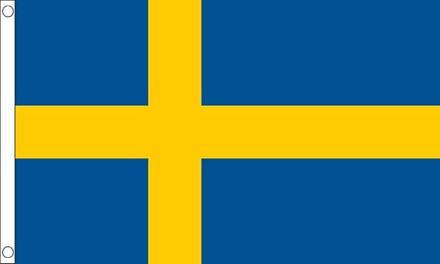 FlagSuperstore Sweden Flag 5 x 3 FT - 100% Polyester With Eyelets