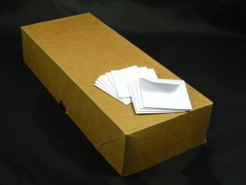 24 lb White 2" x 2" Coin Envelope, Super Value Pack (Box of 1,000)