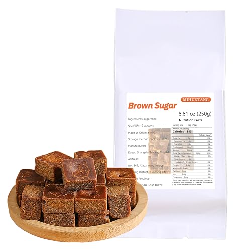 Terrones De Azúcar Morena 250g Azúcar De Caña Pura Pasada De Moda Perfecta Dulce Gourmet Para Té Café Leche Hornear
