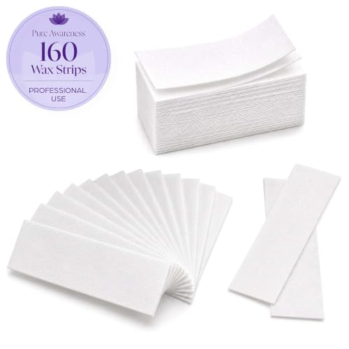 160 Wax Strips for Hair Removal – Extra-Large Non-Woven