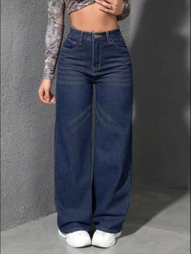 Image of Nifty Women's Denim Stretchable Baggy Fit Jeans || Available in Multiple Shades