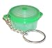 Tupperware Stuffables Container Keychain (Green) Pill Container