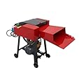Banfluxion 220V 6-Blade Hay Cutter Pulverizer Crop Straw Breaker Grass Crusher Grass Chaff Cutting Machine 500-1000KG/H, 3KW
