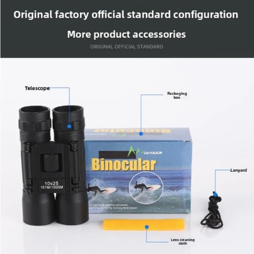 Binoculares compactos impermeables 10x25 miniatura 2