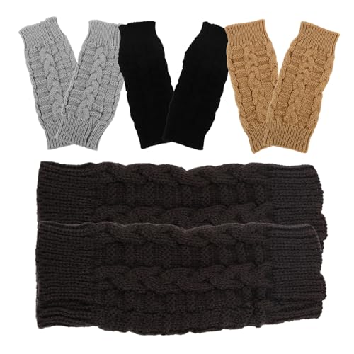 Guantes para clima frío sin dedos mujer ideales para escribir en la oficina