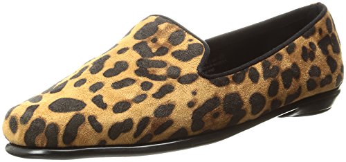 Aerosoles Women's Betunia Slip-On Loafer, Leopard Tan, 7.5