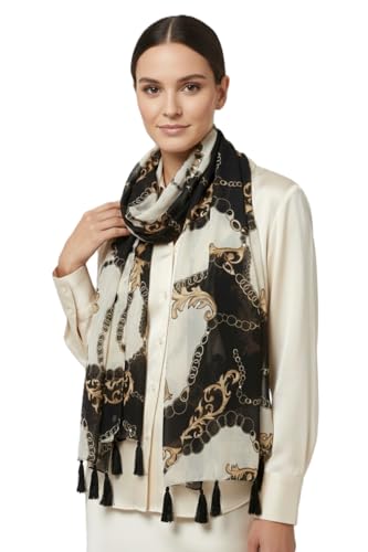 Image of Women Lightweight Scarf | 180 x 55 cm | Soft, Comfortable & Breathable | All Season Scarf