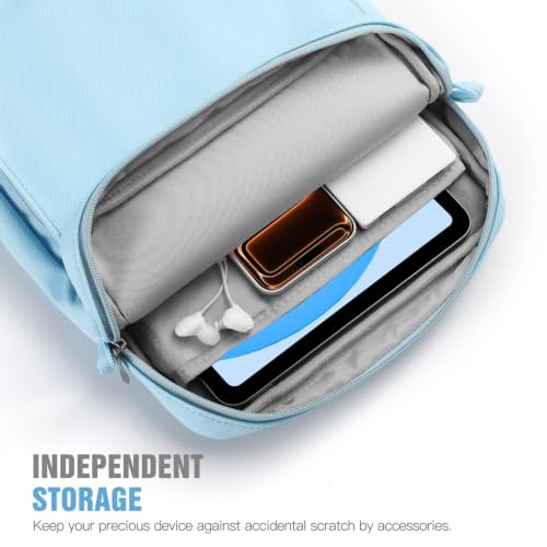 Image of TiMOVO 9-11 inch Tablet Sleeve Bag Carrying Case with Strap, Light Blue