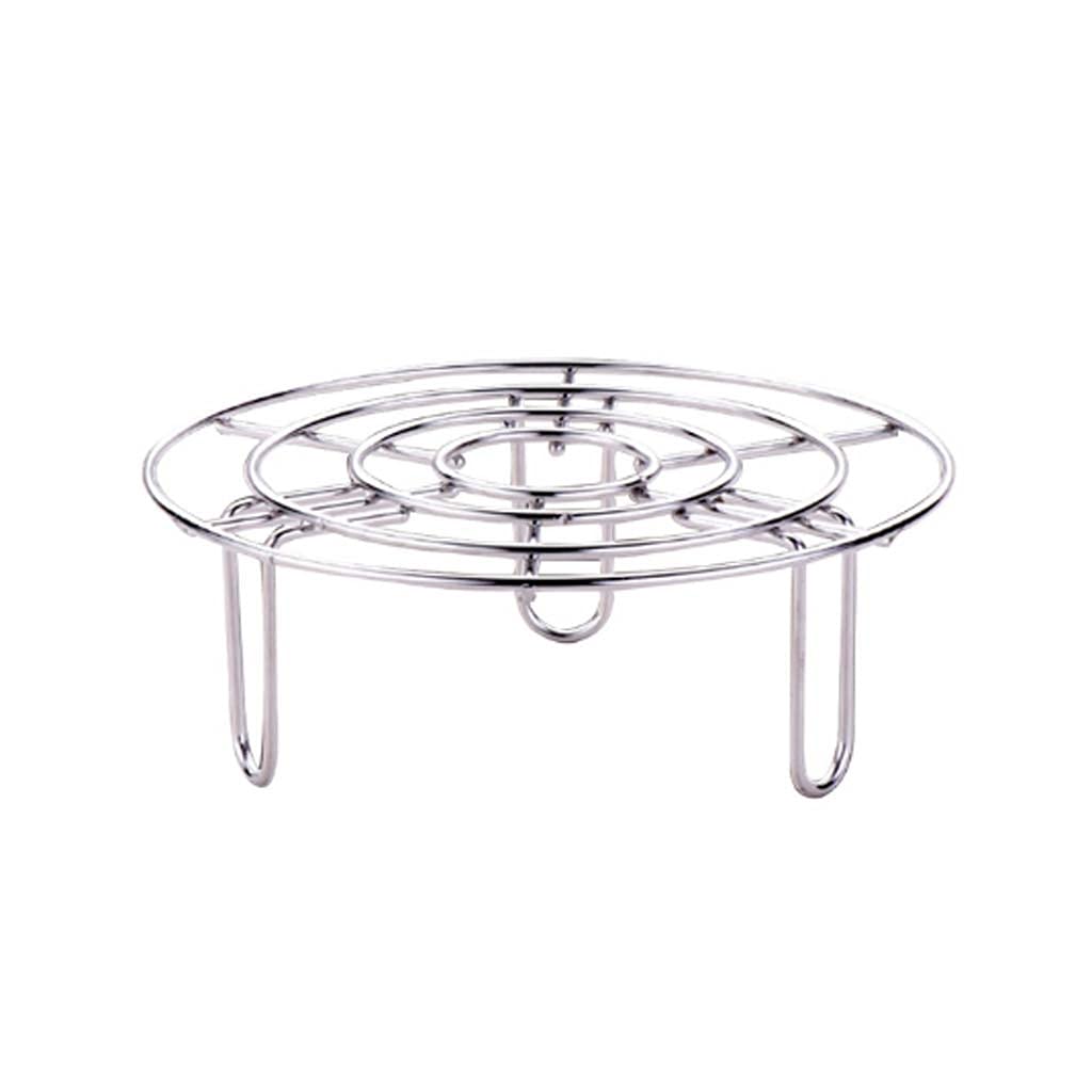 Pot and Pan Cooking Rack Food Vegetable Steamer Shelf Pan Durable Pressure Cooker Stainless Steel Round Shelf
