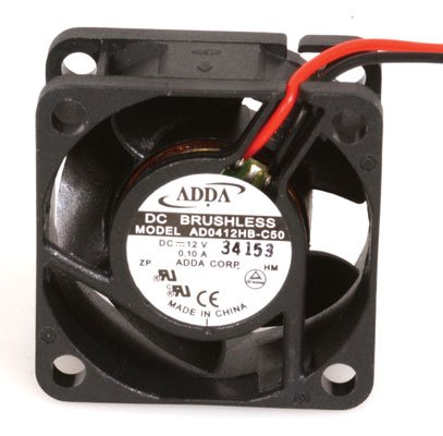 Fan,12VDC,10.5 CFM,40X40X20,1.2,Ball Bearings Bearings,12 INCH Leads,UL/CE/TUV/CUL