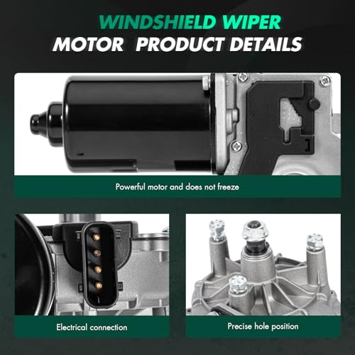 Image of SCITOO Front Windshield Wiper Motor Replacement 2001-2004 for BMW for 525i Replace 228024,67638360603,WPM2103,AA1432103,DKD000010