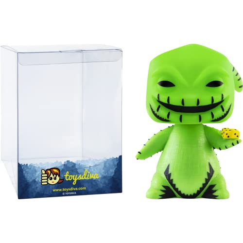Oogie Boogi e [Black Light]: P o p ! Vinyl Figurine Bundle with 1 Compatible 'ToysDiva' Graphic Protector (039 - 63962 - B)