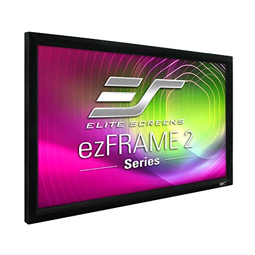 Image of Elite Screens ezFrame 2 Series, 106-inch Diagonal 16:9, Fixed Frame Home Theater Projection Screen, Model: R106WH2
