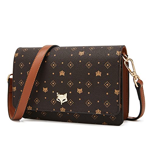 Foxlover Small Crossbody Bags For Women,Mini Pvc Leather Ladies Shoulder Bag Fashion Purse With Card Holder #TOP18