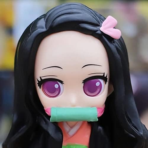 Image of Anime Cartoon Character Q Posket Action Figure | Limited Edition | Attractive Lightweight Durable Toy Figures for Home Decors Office Desk and Study Table (Nezuko Kamado)