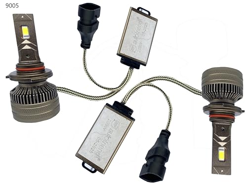Image of LED Headlight Bulb, 40000LM, 6000K Cool White, IP67 Waterproof (af-Glowdrive-9005)
