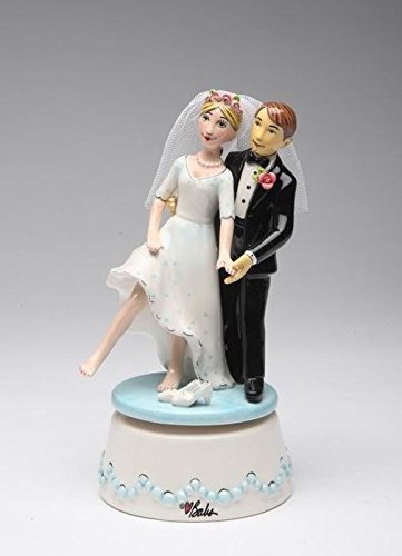 ATD® Spieluhr Marry Me mit Brautpaar und Bräutigam tanzenden Sammlerstück