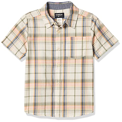 Image of OshKosh B'Gosh Boys Short Sleeve Woven Buttonfront Shirt