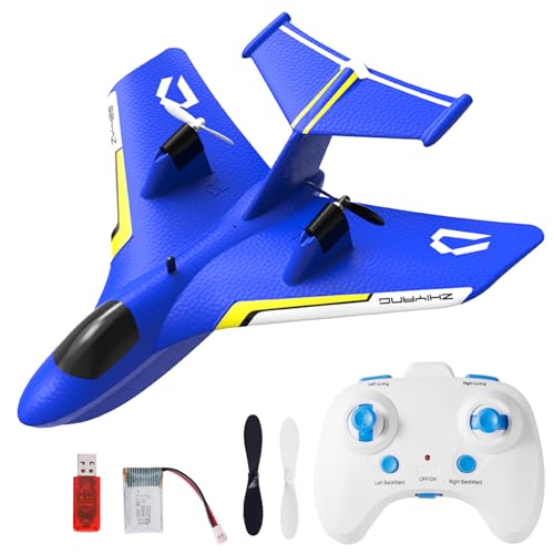 Remote Control Wireless Airplane Toy, Gravity Gliders Airplane With Lights, Rc Plane For Water Land...