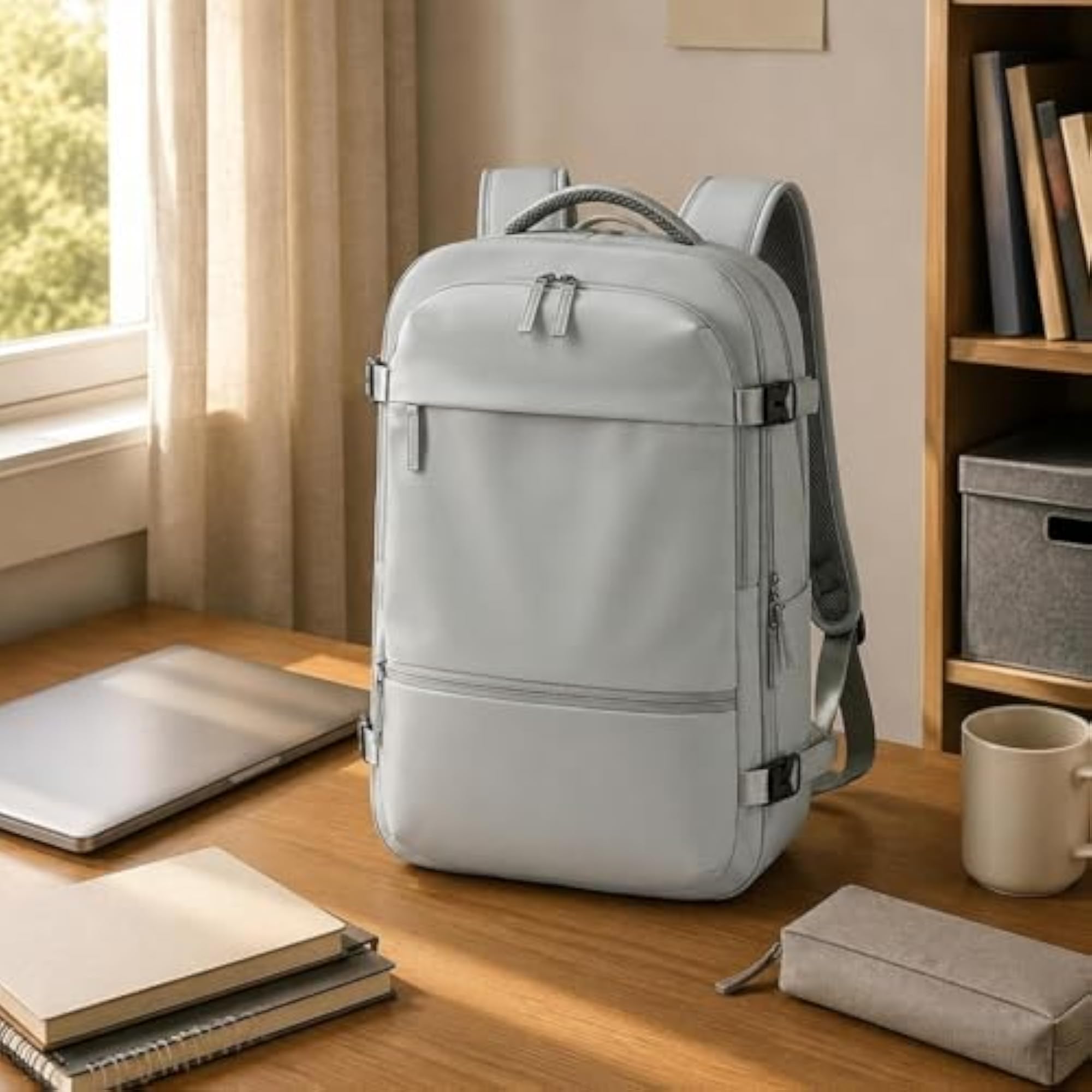 Purple Laptop Backpack for Men, Large Capacity