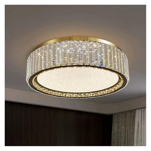 Lustre moderne blanc Dia40cm pour salon et plafonnier de chambre