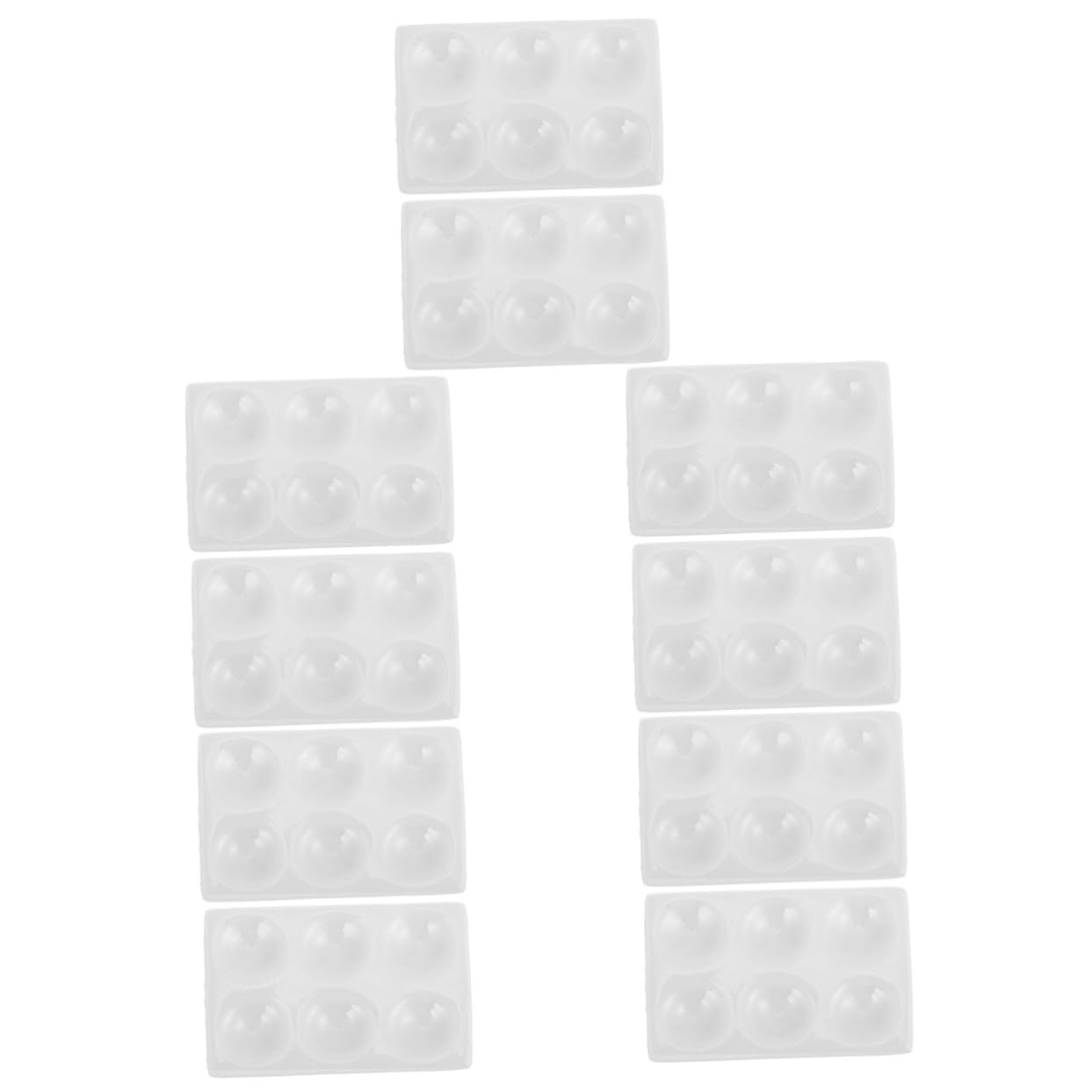 Plaque de réaction en porcelaine Gatuida 10 pièces pour test chimique