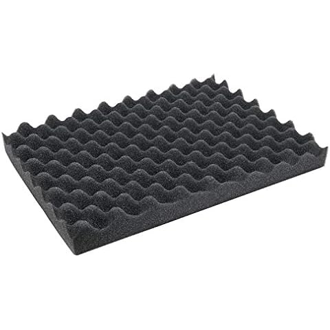 HMF 14515 Convoluted Foam Acoustic Foam 440 x 315 mm Case Insert Tablet Top Height 45 mm Cover