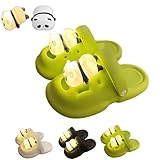 Panda Glow-in-The-Dark Shoes,2025 New Panda Women's Slippers with LED Lights, Soft and Lightweight(Green,US7.5)